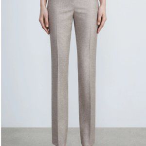 NWT Lafayette 148 New York Wool Silk Barrow Pants ITALIAN HEIRLOOM SUITING $498